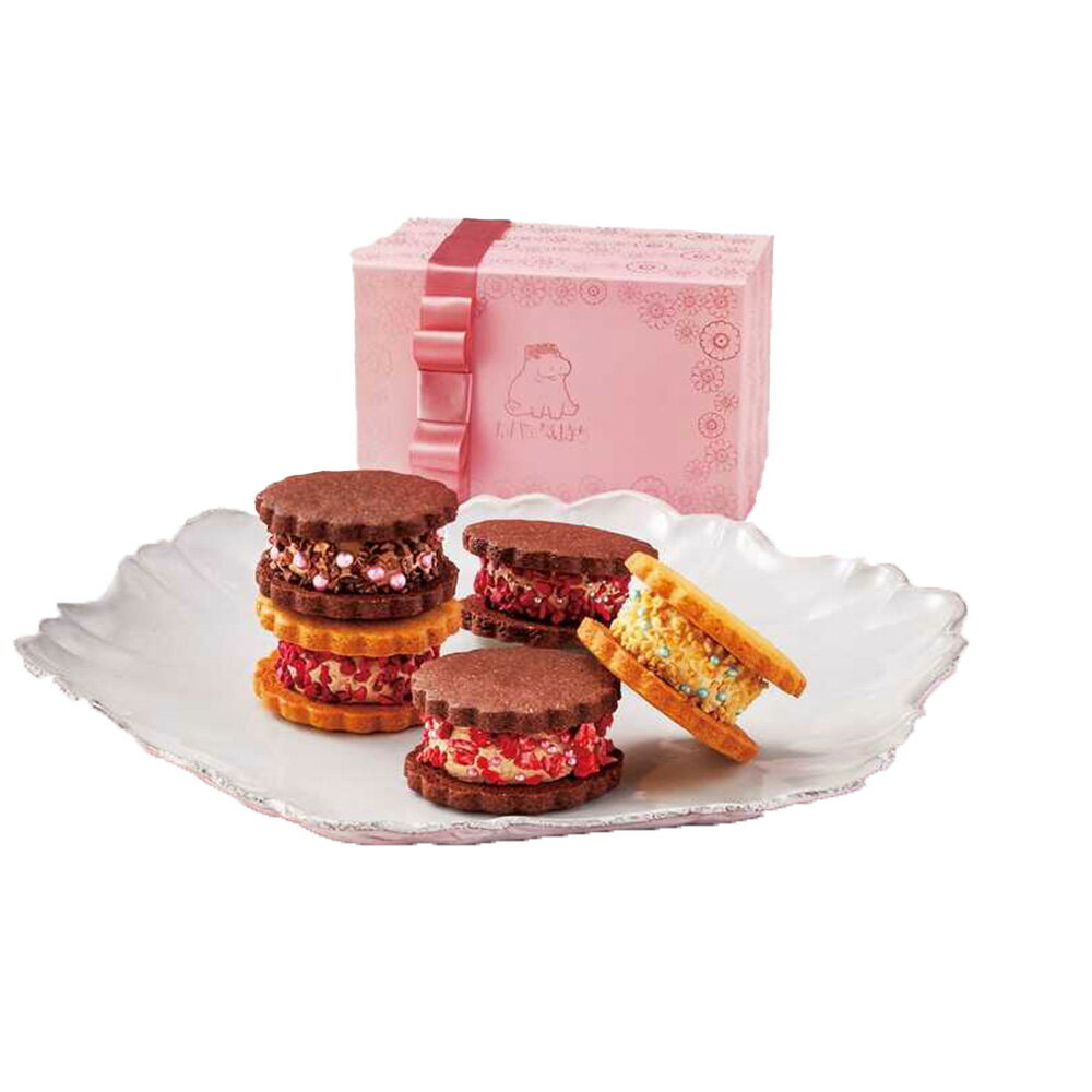 カバの気持ち ジュエルチョコレート 7個入り×1箱 冷蔵 手提げ袋付き JEWEL CHOCOLATE チョコレートサンド バターサンド クッキーサンド チョコ チョコレート お菓子 ギフト かわいい 可愛い おしゃれ 2023 バレンタイン バレンタインデーのサムネイル