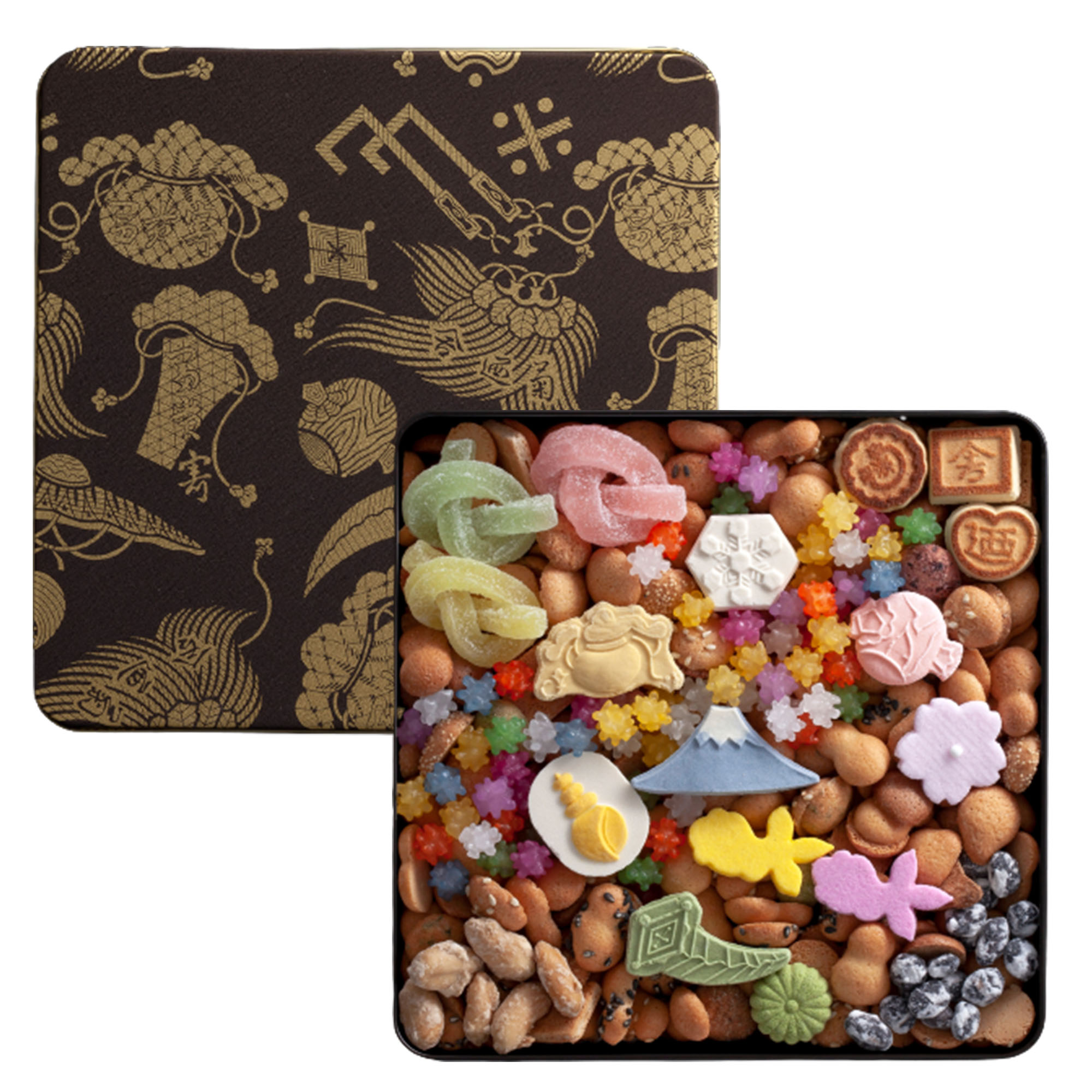 銀座 菊廼舎 特撰缶JAPAN小缶 360g入×1個 クッキー缶 ふきよせ クッキー お菓子缶 お取り寄せ スイーツ 缶 おかし缶 日本 マツコの知らない世界のサムネイル