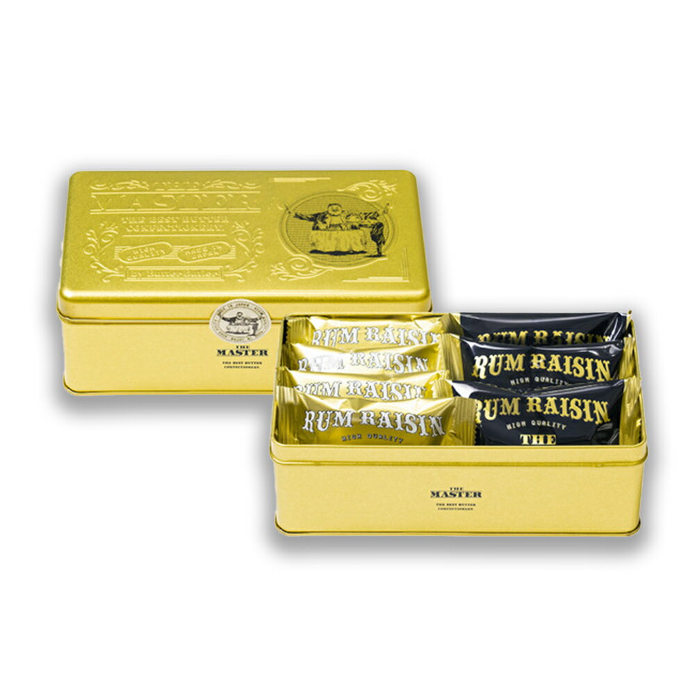 ザ マスターbyバターバトラー ザ マスター缶 7個入×1缶 ButterButler THE MASTER 手提げ袋付き 発酵バター ラムレーズン メープルシロップ ホワイトデー ガレット チョコ バター お土産のサムネイル