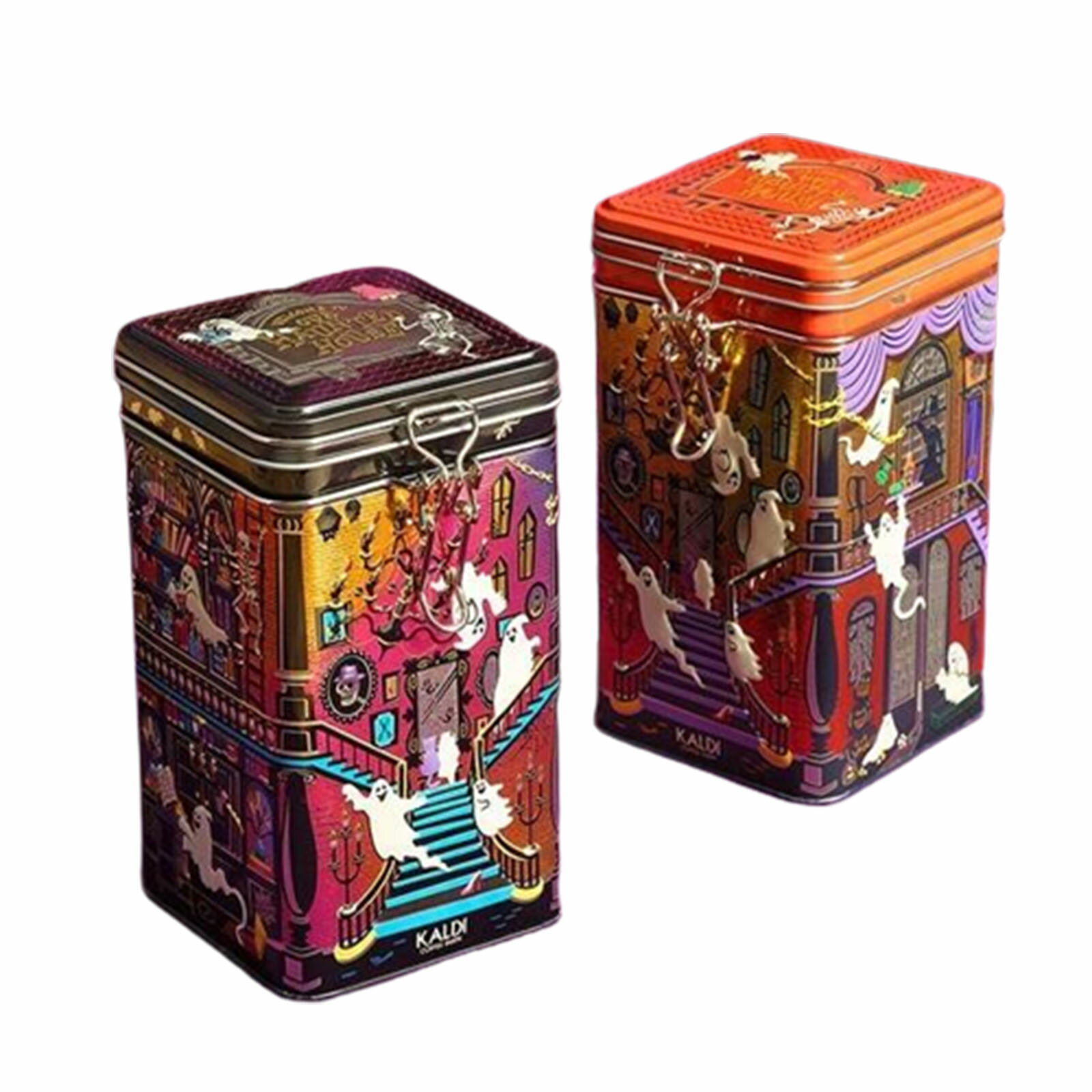 【ランダム1缶】 カルディ ハロウィンキャニスター缶 70g×1缶 クッキー 紅茶クッキー お菓子 焼き菓子 ハロウィン ハロウィン缶 おかし おやつのサムネイル