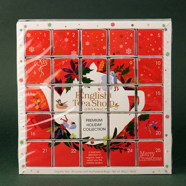 イングリッシュティーショップ　アドベントカレンダー　パズル　レッド　50gのサムネイル