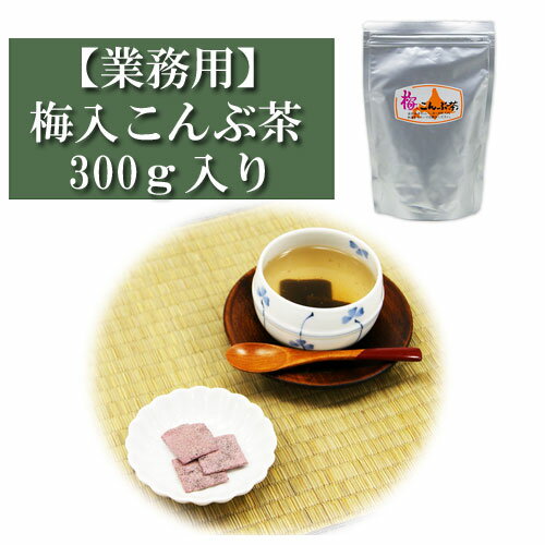 業務用 梅入こんぶ茶 300g入り 静香園 梅入り こんぶ茶 こぶ茶 コンブチャ お茶づけ 出汁