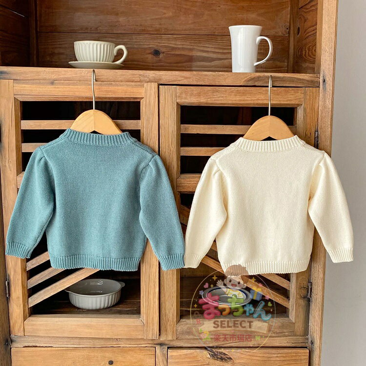 ベビー ニット カーディガン キッズ セーター ベビー服 女の子 前開き トップス ジ...