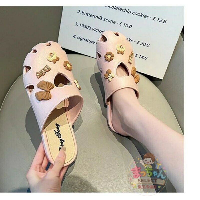 サンダル レディース フラット サンダル女性 女性 アウトドア メソッド ビーチ スリッパ クローズドトゥサンダルかわいいリボンフラット夏 3