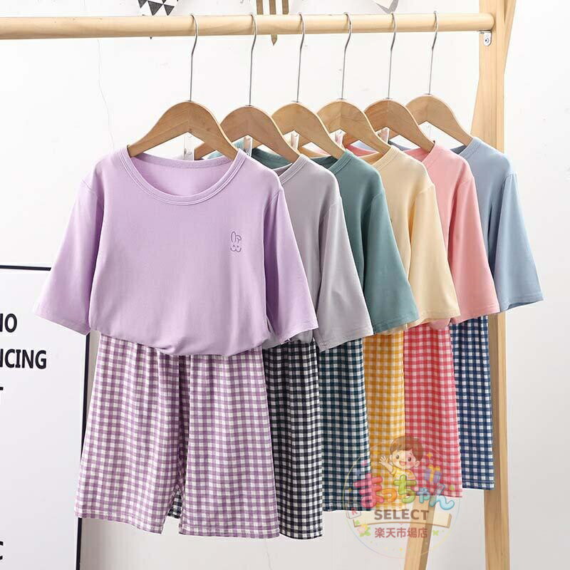 Rakuten - 親子ペア パジャマ キッズ 女の子 男の子 子供服 ルームウェア 上下セット Tシャツ 半袖 七分袖 ショートパンツ セットアップ ベビー服 部屋着 赤ちゃん ジュニア おしゃれ 可愛い レディース メンズ プレゼント 幼稚園 小学生 春 夏 100 110 120 130 140 150 160 170 180cm