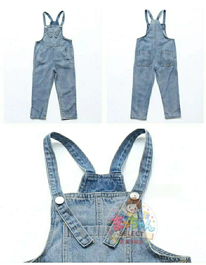 子供服 オールインワン サロペット デニム オーバーオール ジュニア 秋 冬 春 こど...