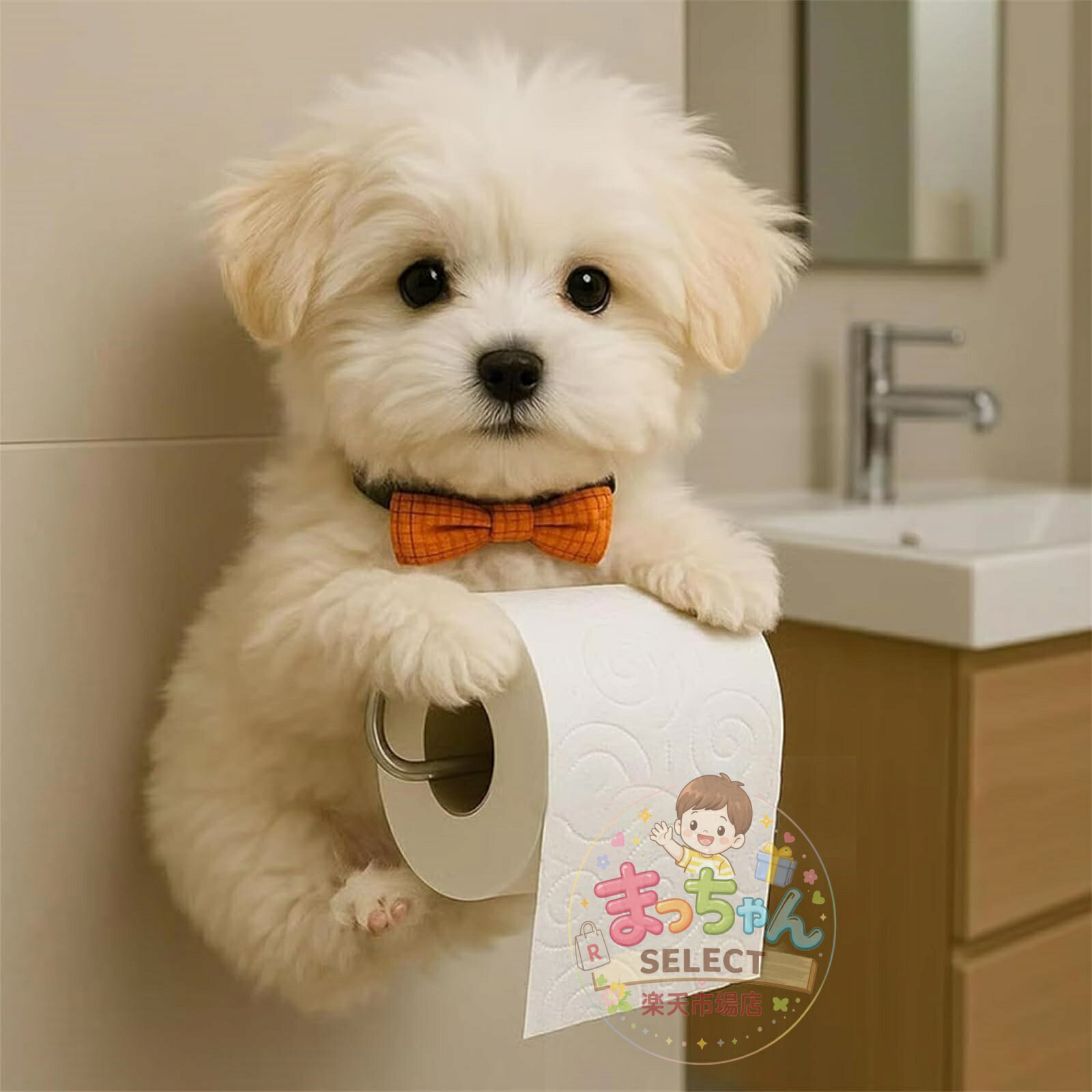 子犬 ティッシュホルダー トイレットペーパーホルダー リアルな3Dプリント犬 ティッシュロールディスペンサー ティッシュケース キッ バスルーム ティッシュボックス 壁掛け メーカー希望小売価格はメーカーサイトに基づいて掲載しています