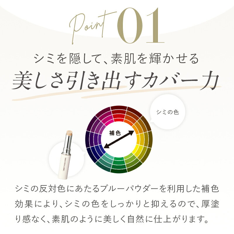 ★新春10%OFF&P5倍 3日マデ★【 公式 マキアレイベル 】クリアスティックコンシーラー（スティック状コンシーラー)(全2色）｜コンシーラー SPF50+ PA++++ クマ しみ そばかす ニキビ跡 茶クマ 赤み カバー 美容成分配合