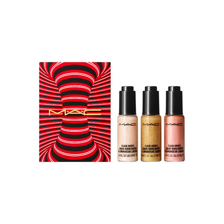 【2021 ホリデイコレクション】M・A・C マック フラッシュ ドロップス マジック グロー トリオ MAC フェイスカラー ギフト【クリスマスコフレ 2021 ホリデーコレクション】【送料無料】