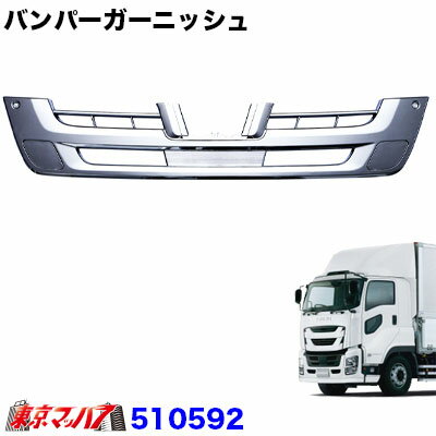 Rakuten - 510592　トラック用品　バンパーガーニッシュ　いすゞ　ファイブスターギガ　大型　ジェットイノウエ JET INOUE