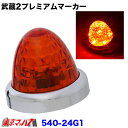540-24G1 武蔵2プレミアムマーカー 紅茶レンズ/MAXアンバー DC-12v/24v共用