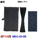 MKC-GI-GR　銀河　仮眠カーテン　グリーン　2400×850