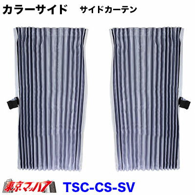 窗帘 - TSC-WF-SI カラーサイドカーテン　シルバー　8S
