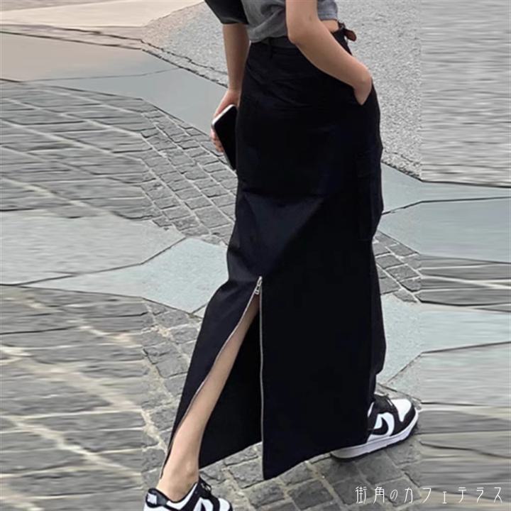樂天商城 - スカート ロングスカート Aライン フレア ロング マキシ アンクル ポケット スリット 薄手生地 かわいい 大人可愛い 大人女子 こなれ感 シンプル カジュアル 大人 上品 おしゃれ お洒落 ラフ コンサバ ガーリー 無地 春 夏 20代 30代 40代 レディース 女性 デート お出かけ