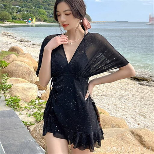 水着ビキニ スイムウェア10代 モノキニ ワンピース 袖あり 半袖 Vネック パッド付き Aライン フレア リボン キラキラ グリッター ラメ スパンコール 装飾 かわいい きれいめ コンサバ シンプル カジュアル フェミニン 華やか 大人っぽい おしゃれ 主役級 存在感 ガーリー 水着ビキニ スイムウェア10代 モノキニ ワンピース 袖あり 半袖 Vネック パッド付き Aライン フレア リボン キラキラ グリッター ラメ スパンコール 装飾 かわいい きれいめ コンサバ シンプル カジュアル フェミニン 華やか 大人っぽい おしゃれ 主役級 存在感 ガーリー