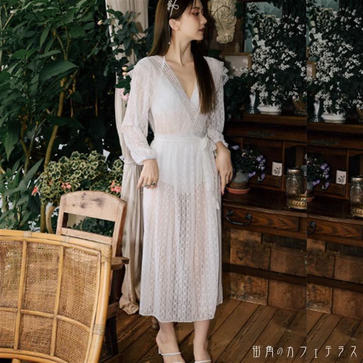 水着ビキニ スイムウェア10代 モノキニ 袖あり 長袖 Vネック パッド付き Aライン フレア 日焼け防止 UVカット 切り替えデザイン ドッキング 異素材 シースルー 透け感 かわいい きれいめ コンサバ シンプル フェミニン 華やか 大人っぽい おしゃれ レトロ 主役級 存在感