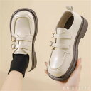 ローファー 革靴 3色 靴 シューズ ローヒール ラウンドトゥ 丸トゥ バックル PU 可愛い 大人可愛い きれいめ シンプル カジュアル シック コンサバ 華やか 大人 上品 おしゃれ レトロ 主役級 こなれ感 高見え 無地 春 秋 レザー 合皮 レディース 女性用 ママ 20代 30代 40代