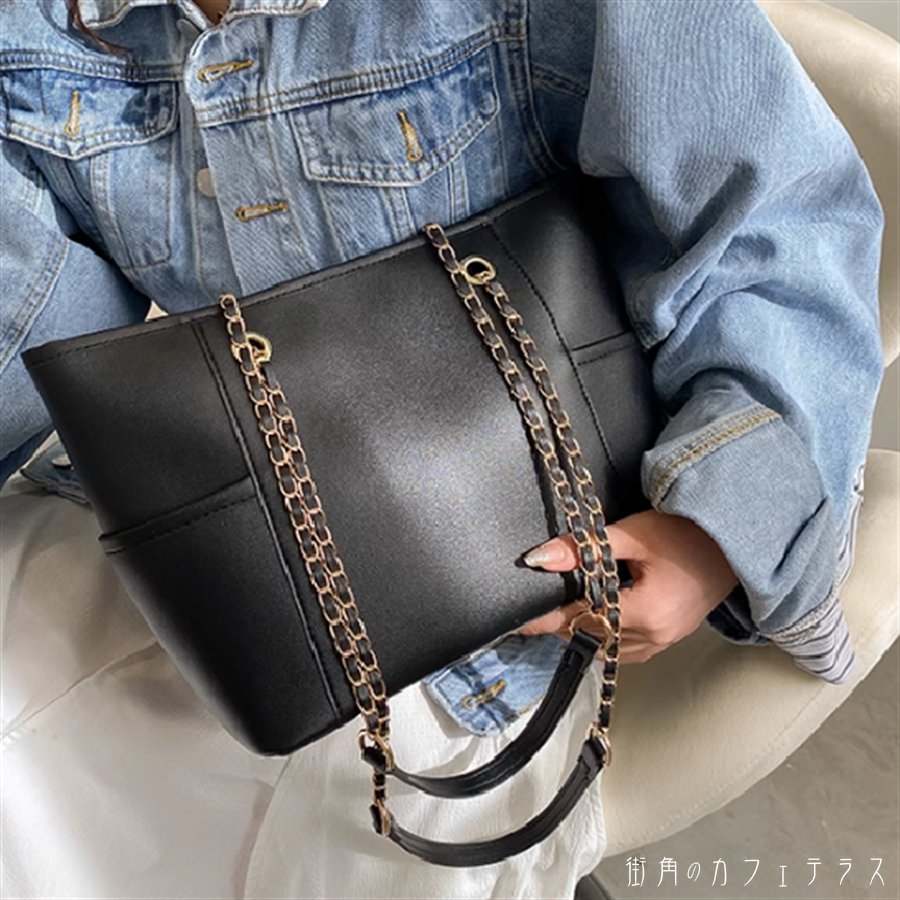 樂天商城 - バッグ 3色 トートバッグ 小さめ 持ち手 PU レザー 内ポケット エレガント 可愛い 大人可愛い きれいめ シンプル カジュアル シック コンサバ 華やか 大人 上品 おしゃれ お洒落 主役級 こなれ感 高見え 高級感 無地 春 夏 秋 冬 オールシーズン シーズンレス お出かけ