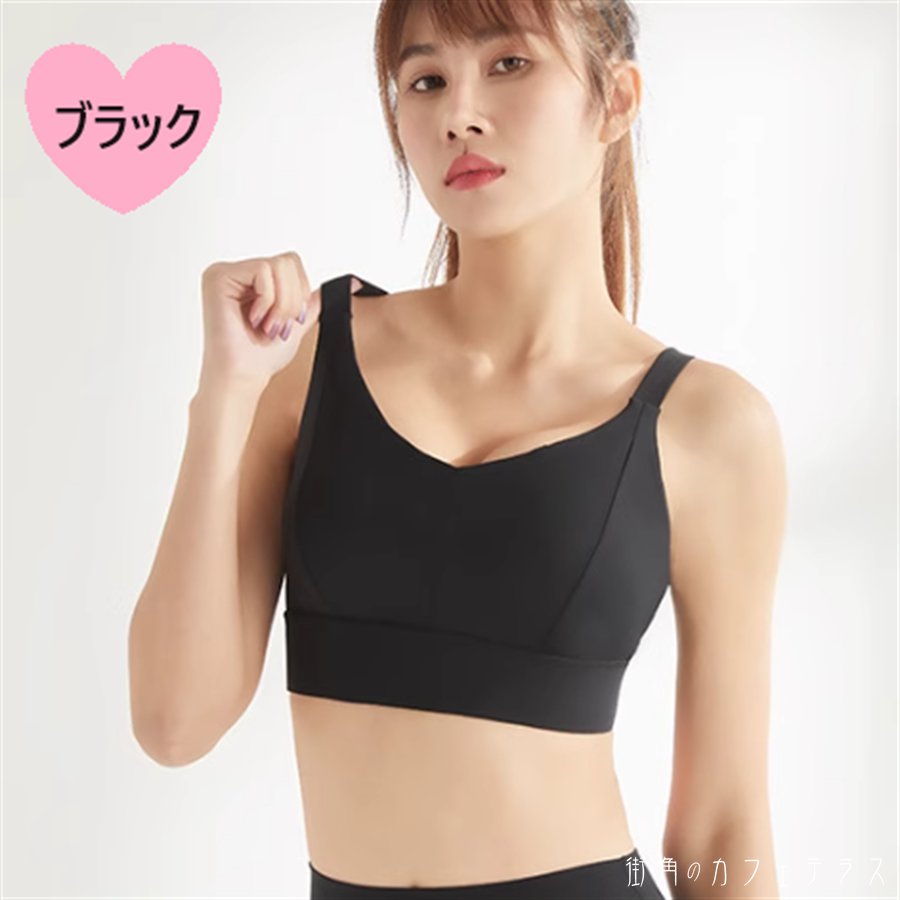 トレーニングウェアレディース 4色 スポーツブラ ノースリーブ 薄手生地 伸縮性 通...