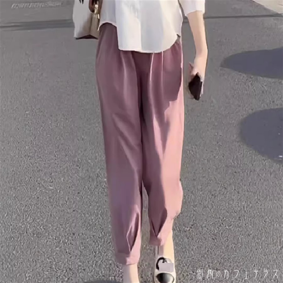 樂天商城 - パンツ 2色 ワイドパンツ フレア Aライン ボトムス ロング 薄手生地 かわいい 大人可愛い 大人女子 綺麗 シンプル カジュアル 大人 上品 おしゃれ お洒落 こなれ感 ラフ コンサバ 着痩せ レディライク 無地 夏 20代 30代 40代 レディース 女性用 ママ デート お出かけ 女子会