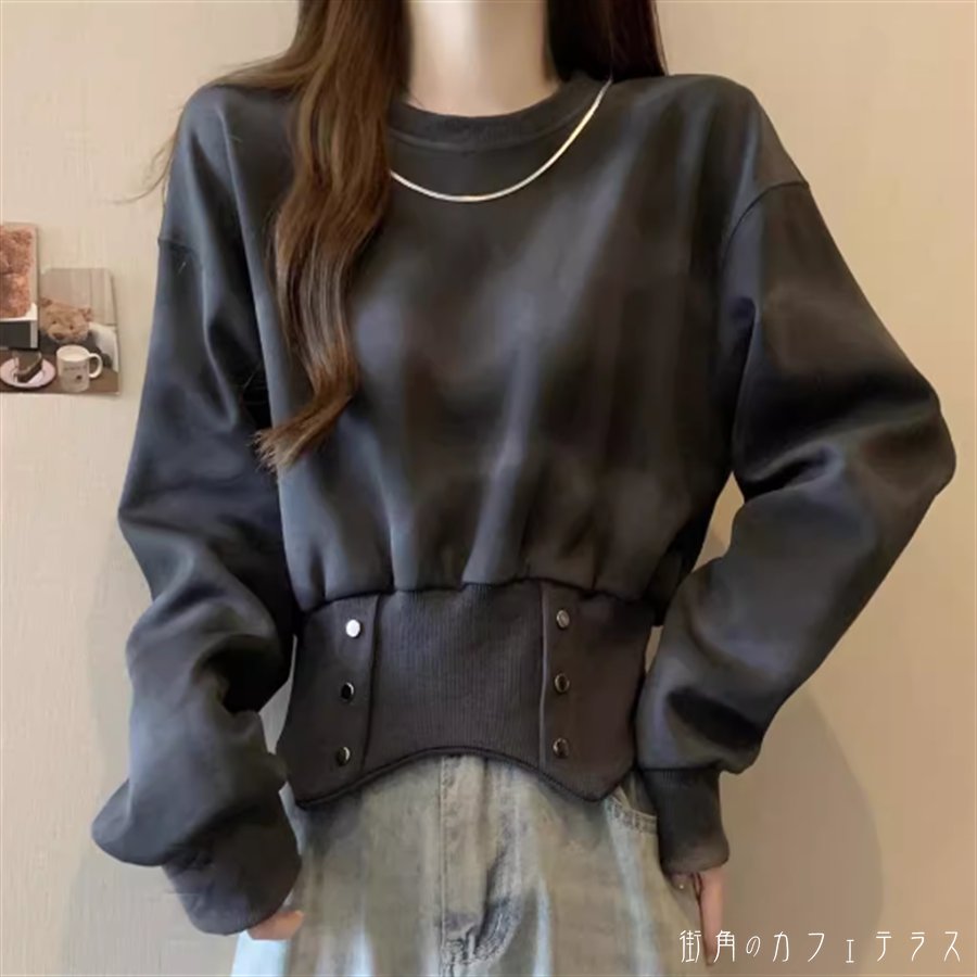 樂天商城 - トップス 3色 セーター 大きい ゆったり ゆる オーバーサイズ プラスサイズ 長袖 萌え袖 Uネック Aライン フレア プルオーバー かわいい 大人可愛い 大人女子 こなれ感 シンプル カジュアル 大人 おしゃれ お洒落 ラフ コンサバ ガーリー ヘルシー しましま ボーダー 秋 冬
