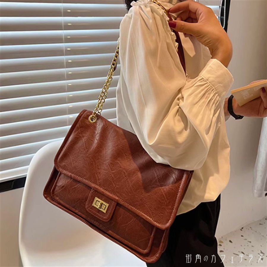 トートバッグ ハンドバッグ 4色 大きめ ストラップ PU レザー 可愛い 大人可愛い きれいめ シンプル カジュアル シック コンサバ 華やか 大人 上品 おしゃれ お洒落 レトロ 主役級 こなれ感 無地 秋 冬 お出かけ お買い物 デート 女子会 アウトドア 通勤・通学 20代 30代