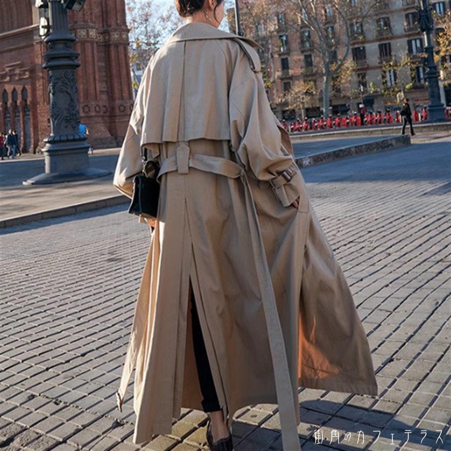 トレンチコート アウター 羽織り ロングカーディガン 2色 ロングコート ロング マキシ丈 長袖 Vネック 襟付き フレア Aライン ボタン ベルト アースカラー 秋カラー くすみカラー 薄手生地 かわいい 大人可愛い 綺麗 シンプル カジュアル 大人 上品 おしゃれ お洒落 大人女子