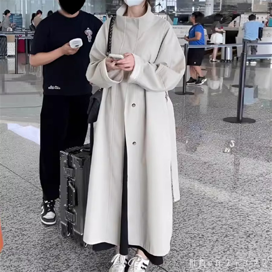 チェスターコート トレンチ アウター 羽織り 3色 色 ロングコート ロング マキシ丈 長袖 Vネック 襟付き フレア Aライン ボタン アースカラー 秋カラー くすみカラー 薄手生地 かわいい 大人可愛い 綺麗 シンプル カジュアル 大人 上品 おしゃれ お洒落 大人女子 こなれ感