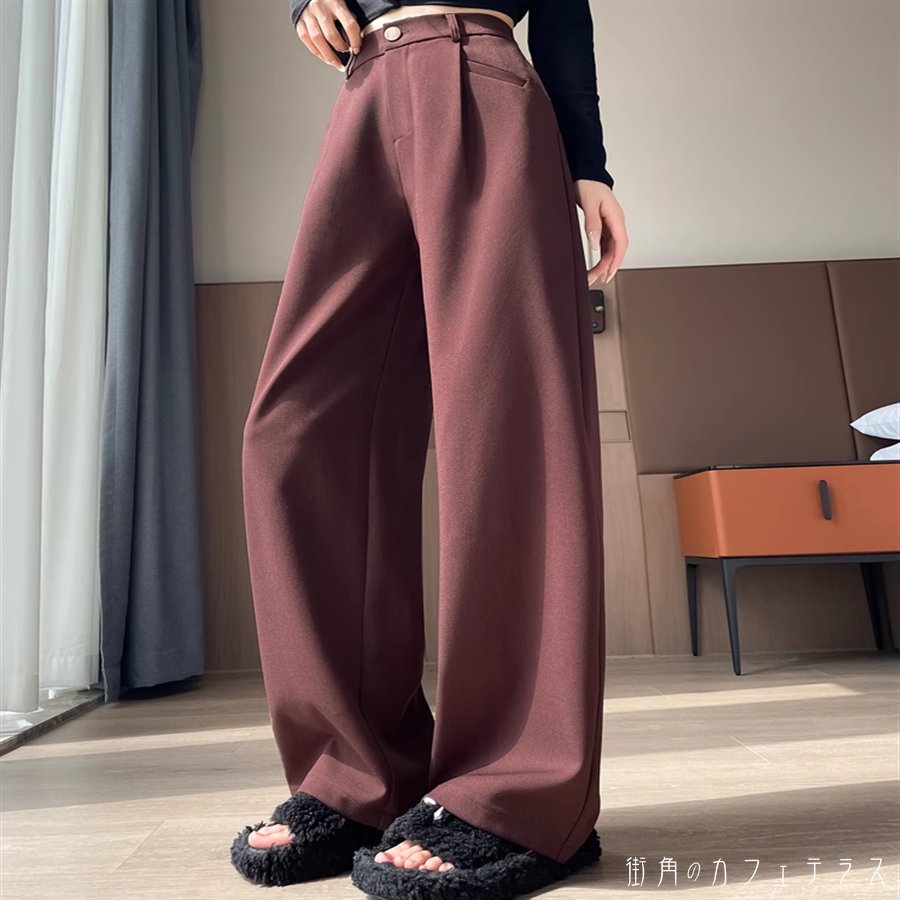 樂天商城 - ワイドパンツ 5色 フレア Aライン ガウチョ ボトム ロング マキシ ポケット かわいい 大人可愛い 大人女子 綺麗 シンプル カジュアル 大人 おしゃれ お洒落 こなれ感 ラフ コンサバ 着痩せ ヘルシー 無地 秋 20代 30代 40代 レディース 女性用 ママ デート お出かけ 女子会