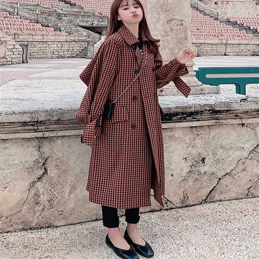 トレンチコート チェスターコート アウター 羽織り ロング 長袖 Vネック 襟付き フレア Aライン ポケット ベルト ニュアンスカラー アースカラー 秋カラー 薄手生地 かわいい 大人可愛い 綺麗 シンプル カジュアル 大人 上品 おしゃれ お洒落 大人女子 こなれ感 コンサバ