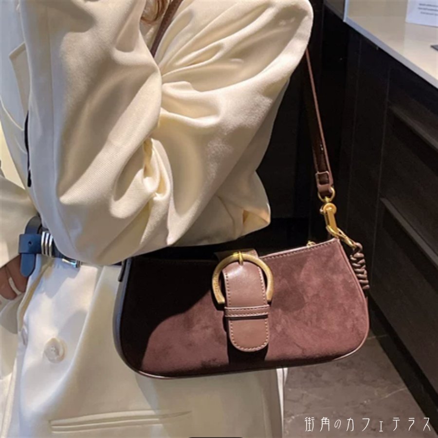 樂天商城 - ショルダーバッグ ホーボーバッグ 4色 小さめ コンパクト 薄型 スリム ストラップ 斜め掛け マチ付き 肩掛け PU レザー 内ポケット エレガント 可愛い 大人可愛い きれいめ シンプル カジュアル シック コンサバ 華やか 大人 上品 おしゃれ お洒落 レトロ 主役級 こなれ感