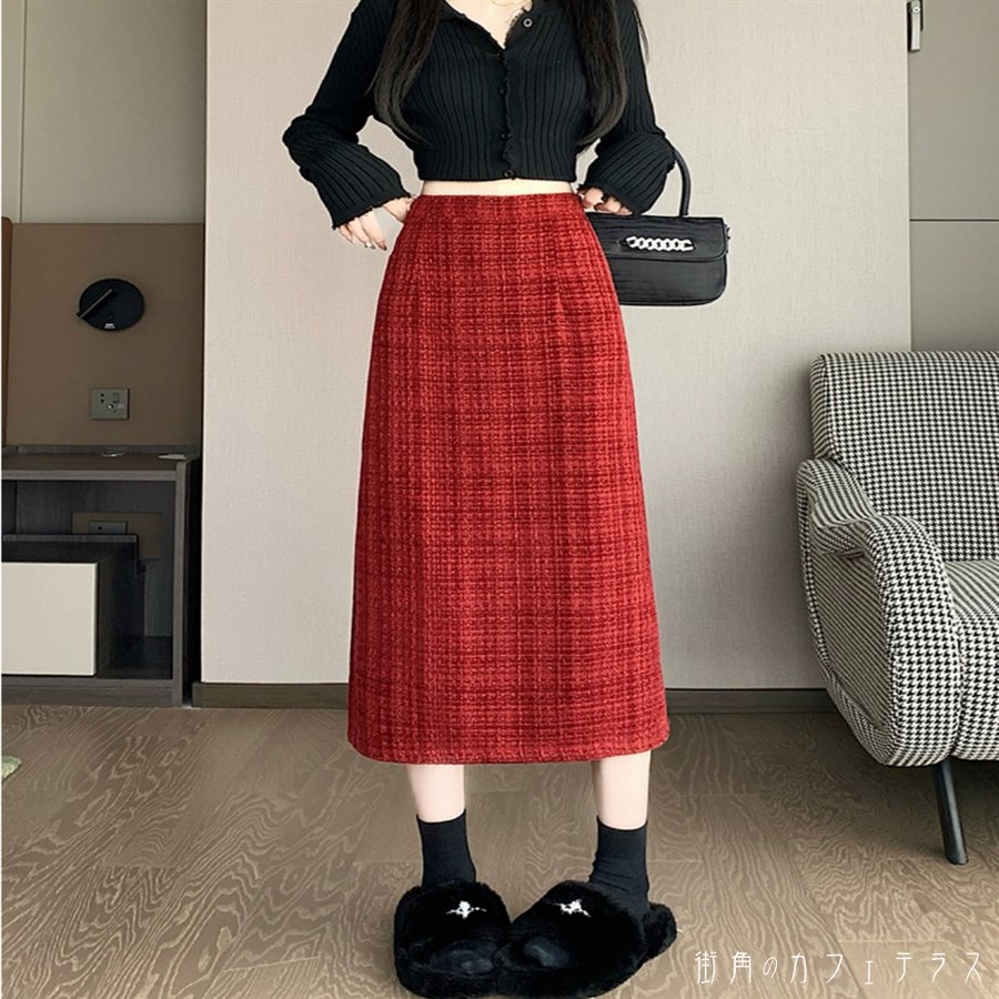 樂天商城 - ロングスカート 2色 ペンシルスカート ミモレ フレア Aライン ストレート Iライン ファスナー ハイウエスト かわいい 大人可愛い きれいめ シンプル カジュアル 大人 上品 おしゃれ お洒落 こなれ感 コンサバ系 ラフ 抜け感 エレガント レディライク ガーリー フェミニン 秋