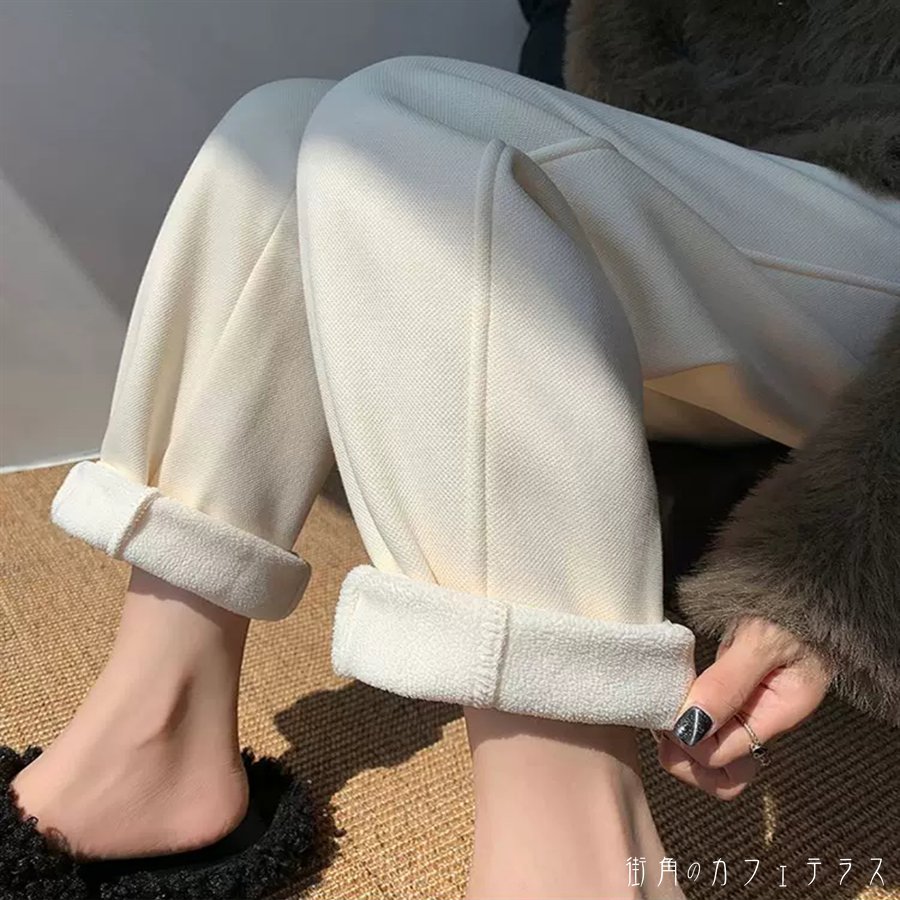樂天商城 - テーパードパンツ 4色 ボトム ロング 裏起毛 厚手生地 防寒 ふわふわ シンプル カジュアル おしゃれ ラフ コンサバ 着痩せ ヘルシー 無地 冬 10代 20代 30代 40代 レディース 女性用 ママ デート お出かけ 女子会 お呼ばれ 休日 お茶会 授業参観 着回し 普段使い