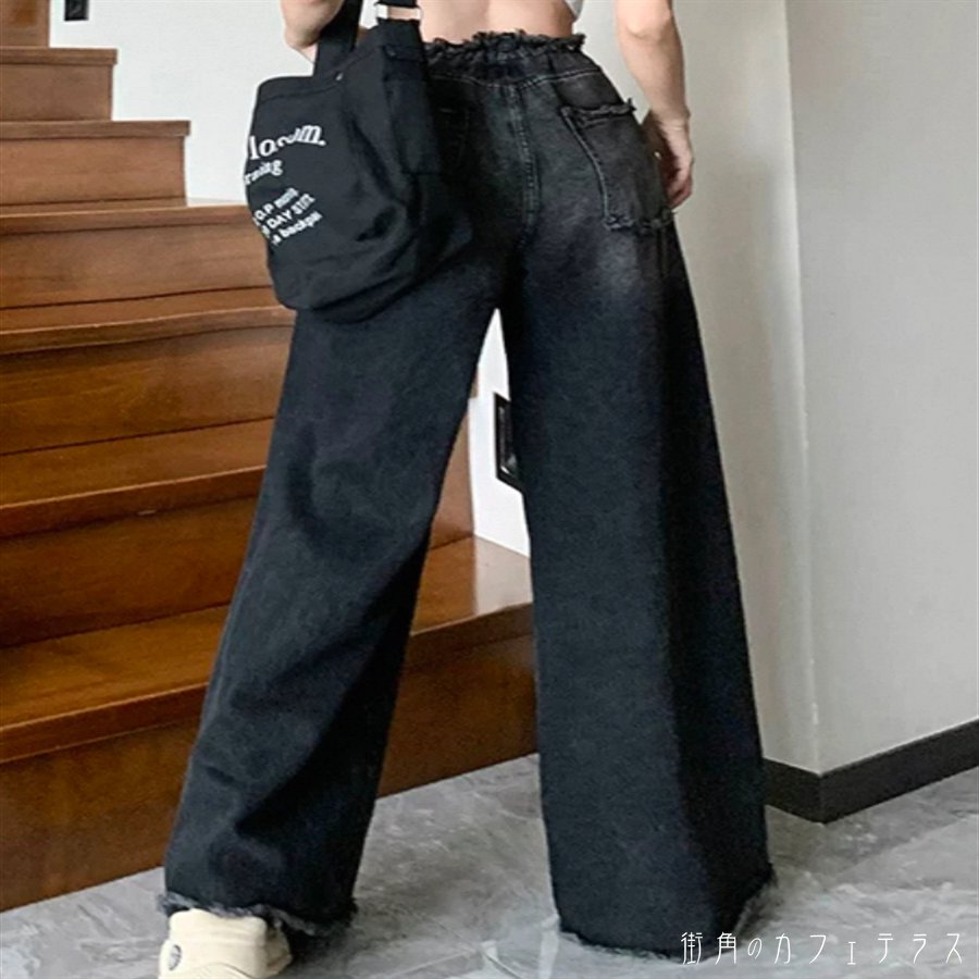 デニムパンツ フレア Aライン ボトム ロング ポケット フリンジ デニム 薄手生地 かわいい 大人可愛い 大人女子 綺麗 シンプル カジュアル 大人 上品 おしゃれ お洒落 こなれ感 ラフ コンサバ 着痩せ レディライク ヘルシー 無地 春 夏 30代 40代 レディース 女性用 デート