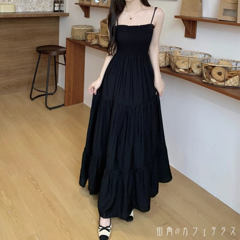 ロングワンピ マキシ ゆったり ラウンドネック Aライン フレア プルオーバー 薄手生地 エレガント 可愛い 大人可愛い きれいめ シンプル カジュアル シック コンサバ 華やか 大人 上品 おしゃれ お洒落 主役級 こなれ感 無地 夏 レディース 女性用 ママ 20代 30代 40代のサムネイル