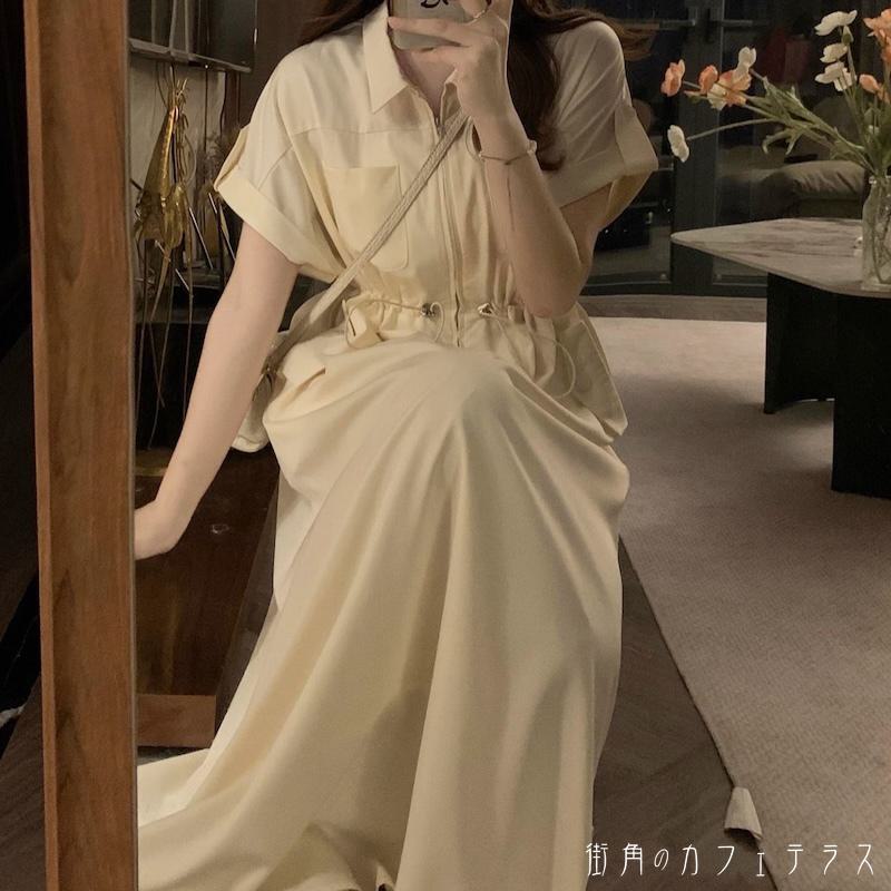 ワンピース レディース 黒色ニットキャミソール 高見え Aライン ロングワンピース ノースリーブ ポリエステル 接触冷感 無地 カジュアル 高腰 普段使い デート