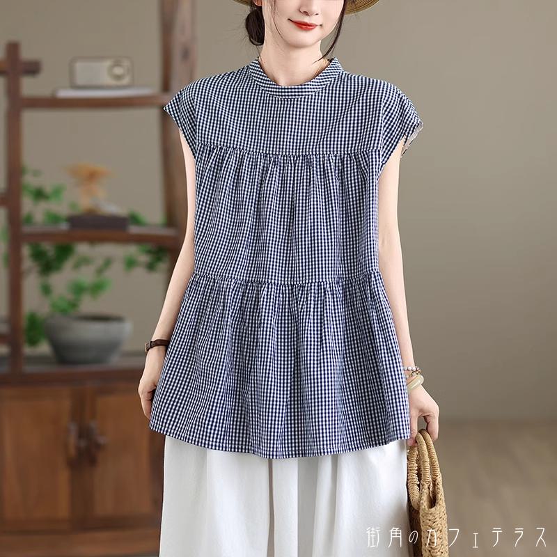 カットソーブラウストップスロング丈...