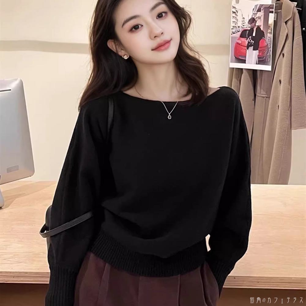 セーター6色トップスロング丈ゆった...