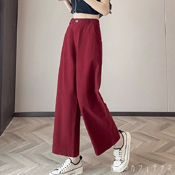 樂天商城 - ワイドパンツ 4色 フレア Aライン ボトム ロング ファスナー かわいい 大人可愛い 大人女子 綺麗 シンプル カジュアル 大人 上品 おしゃれ お洒落 こなれ感 ラフ コンサバ 着痩せ ヘルシー 無地 秋 30代 40代 レディース 女性用 ママ デート お出かけ 女子会