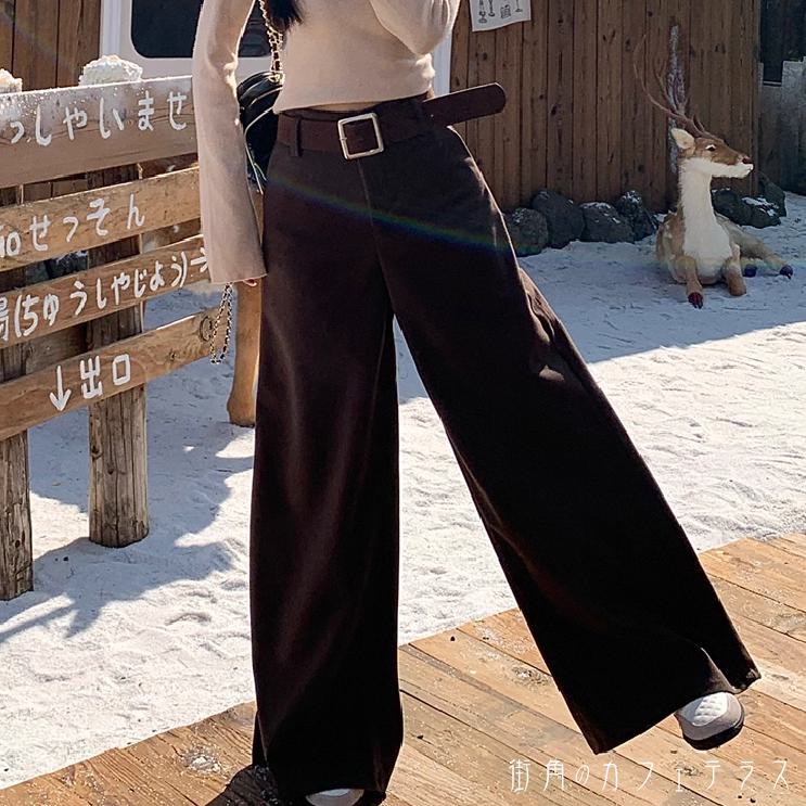 樂天商城 - ワイドパンツ 3色 フレア Aライン ロング マキシ ファスナー かわいい 大人可愛い 大人女子 綺麗 シンプル カジュアル 大人 おしゃれ お洒落 こなれ感 ラフ コンサバ 着痩せ ヘルシー 無地 秋 20代 30代 40代 レディース 女性用 デート お出かけ 女子会 お呼ばれ 休日 お茶会
