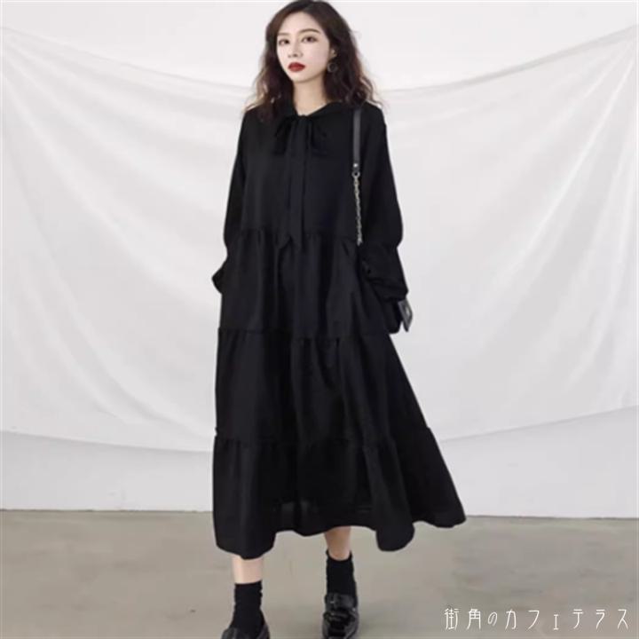 ワンピース ロング ミモレ 袖あり 長袖 Vネック Aライン フレア ステッチ 可愛い 大人可愛い きれいめ シンプル カジュアル コンサバ 華やか 大人 おしゃれ お洒落 こなれ感 ラフ ヘルシー 無地 秋 30代 40代 レディース 女性用 ママ服 デート お出かけ 女子会 お呼ばれ 休日