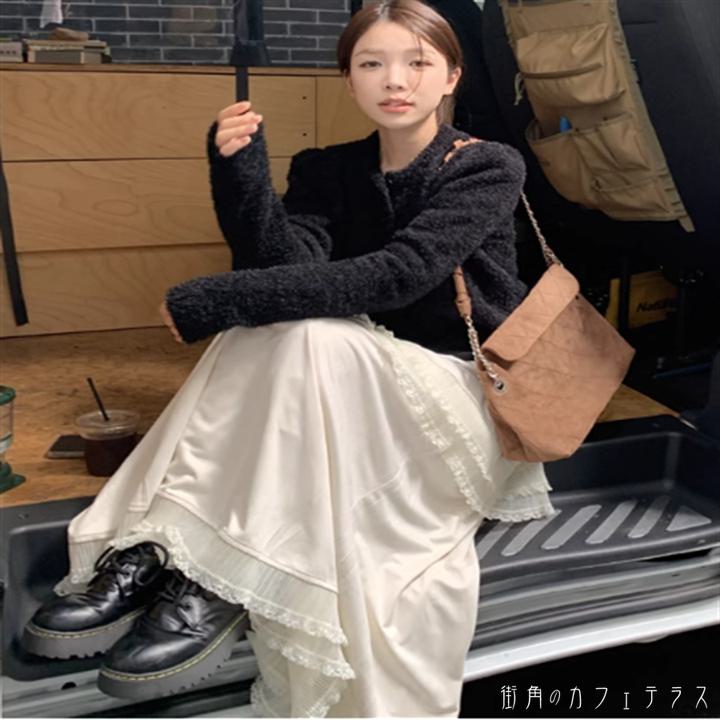 スカートティアードロングスカートA...