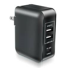 【取り寄せ】【新品】 Power Delivery対応高速充電アダプター BLACK/ブラック 【取り寄せ】【新品】 Power Delivery対応高速充電アダプター BLACK/ブラック