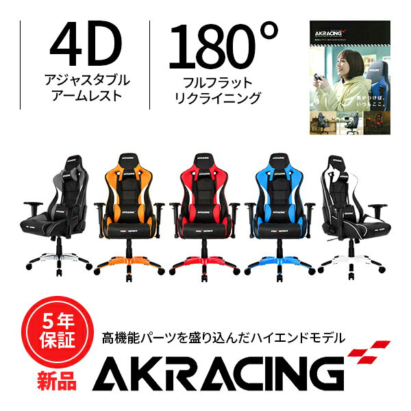 【即納可能】【正規取扱店品】 AKRacing Pro-X V2 Gaming Chair [製品カタログ セット] ゲーミングチェア (エーケーレーシング) 【※沖縄と離島への発送は｢発送に関しまして｣をご確認ください】