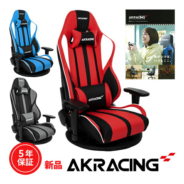 【即納可能】【正規取扱店品】 AKRacing Gyokuza V2 Gaming Floor Chair [製品カタログ セット] ゲーミングチェア (エーケーレーシング) 【※沖縄と離島への発送は｢発送に関しまして｣をご確認ください】