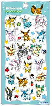 【10/28までに出荷可能分☆】[メール便OK]【新品】ポケモンG プチドロップステッカー／イーブイとその進化形／ポケットモンスター　シール★国内正規品★ポイント10倍＆秋の数量限定セール ★