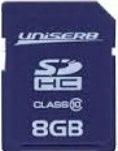 [メール便OK]【新品】【MEDIA】UniSerB　SDHCカード　8GB CLASS10 USD10/8G[在庫品]