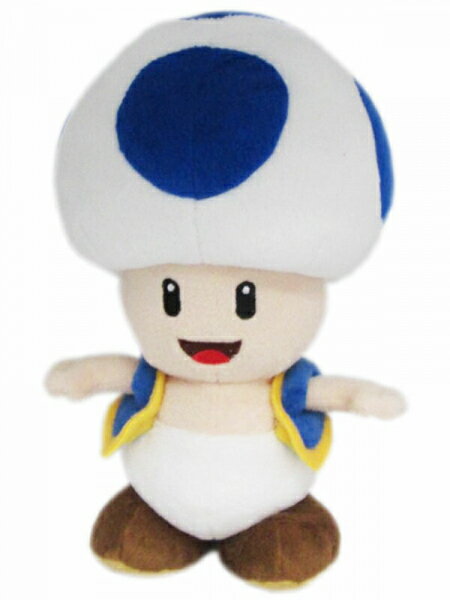 Mario Party - 【新品】【plushtoy】スーパーマリオ ALL STAR COLLECTION AC31 スーパーマリオ ぬいぐるみ あおキノピオ(S)[在庫品]