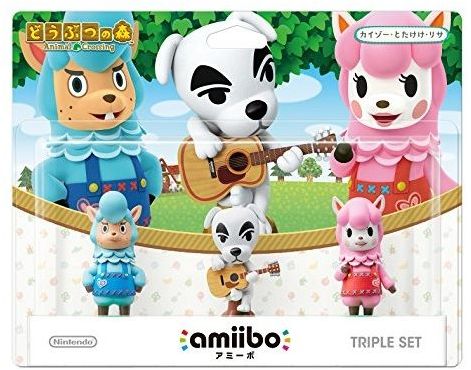【新品】【WiiUHD】amiibo トリプルセット[カイゾー/とたけけ/リサ](どうぶつの森シリーズ)[お取寄せ品]