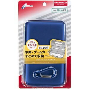 【新品】CYBER・セミハードケース(New3DS LL用)ネイビー